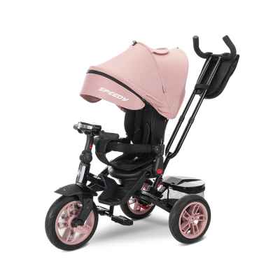 Триколка Lorelli Speedy с въздушни гуми, Pink