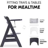 Дървено столче за хранене Hauck Alpha+, Dark Grey-w4JcK.jpeg