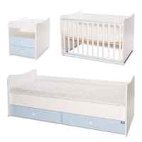 Бебешко легло Lorelli COMBO 172/72, БЯЛО/BABY BLUE-w9jRq.jpeg