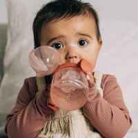 Неразливаща се чаша Tommee Tippee Soft Spout, BACSHIELD, с дръжки, розова с Лисиче, 150 мл, 4м+-wB9Al.jpeg