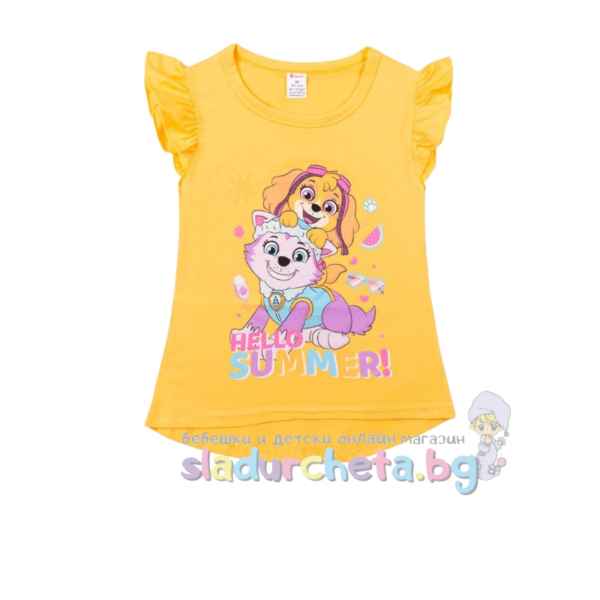 Детска тениска Светли, Пес Патрул жълта-wDkAx.jpeg