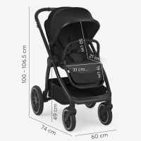 Комбинирана бебешка количка 3в1 Kikka Boo Naya, Black-wEBKO.jpeg