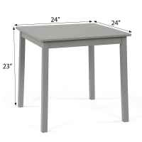 Комплект от дърво детска маса с 2 столчета GINGER, GREY-wFXbh.jpg