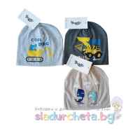 Детска шапка Be Snazzy, Бежова-wH8EN.jpeg