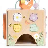 Дървен сензорен куб  5 в 1 Classic World, Пчелен кошер-wI8UD.jpeg