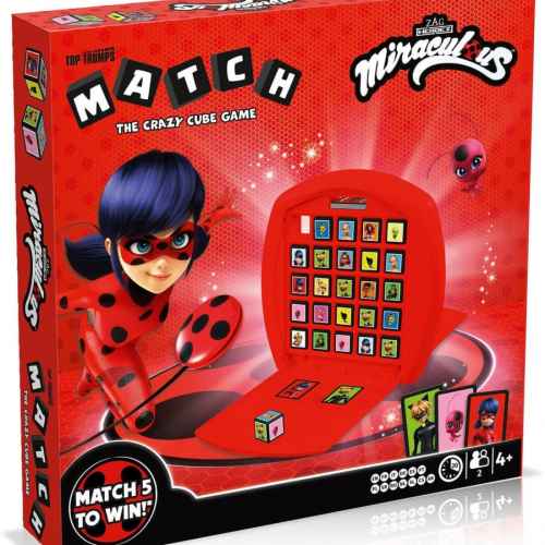 Настолна игра Winning Moves, Top Trumps Match, Miraculous