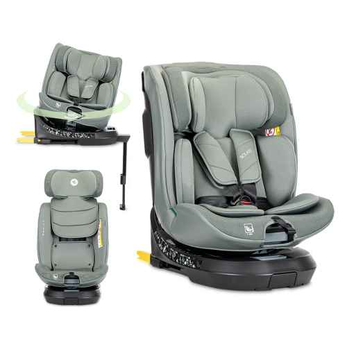 Столче за кола Lorelli Solaris i-Size ISOFIX Support Leg 360, Green