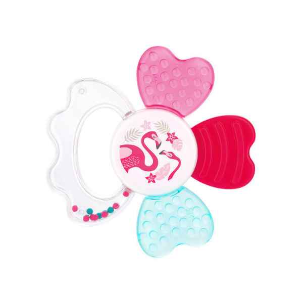 Дрънкалка с водна чесалка Canpol Животни, розова-wMH4i.jpg