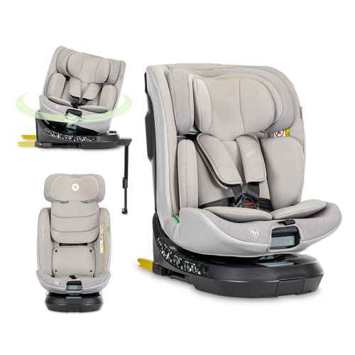 Столче за кола Lorelli Solaris i-Size ISOFIX Support Leg 360, Grey