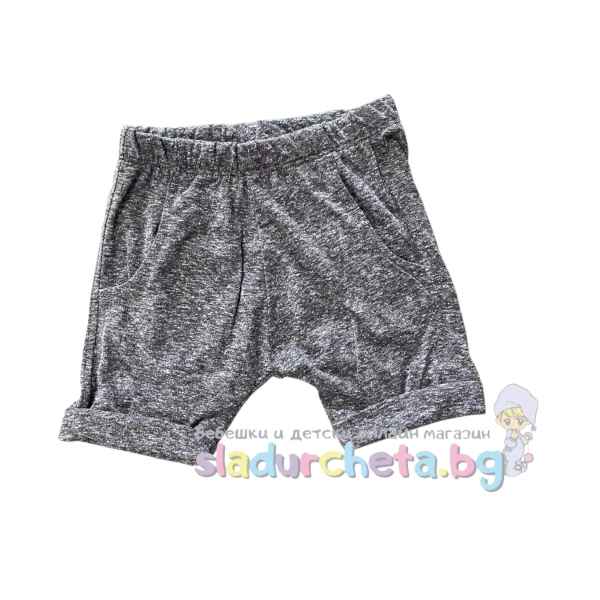 Детски къс панталон Д.д. текс, графит-wY5AW.jpeg
