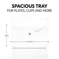 Дървена табла за хранене за столчета Hauck Alpha+ и Beta+, White-wZXnO.jpeg