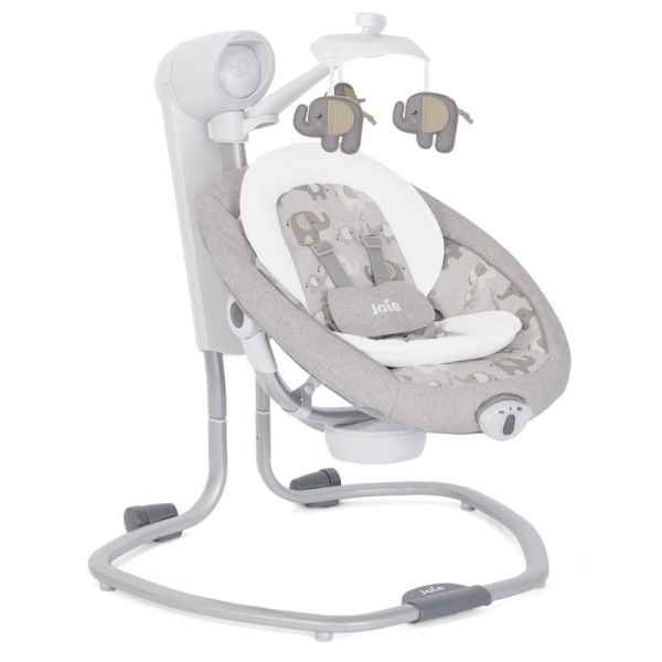 Бебешка люлка 2 в 1 Joie serina™ swivel, Elephant Duo-wZzjO.jpeg