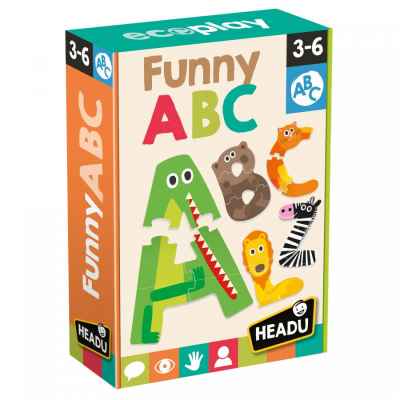 Образователна игра Headu, Montessori Funny ABC