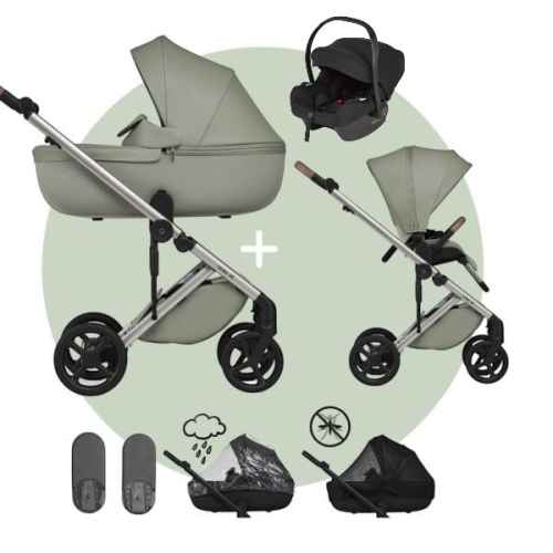 Комбинирана бебешка количка 3в1 Anex Eli, Excite