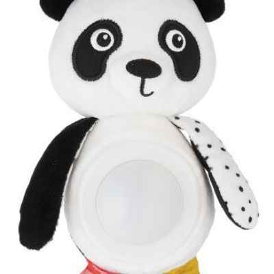 Мека музикална играчка с лампа Canpol, панда