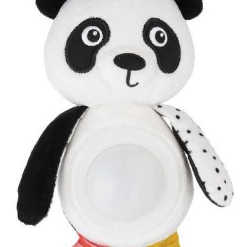 Мека музикална играчка с лампа Canpol, панда