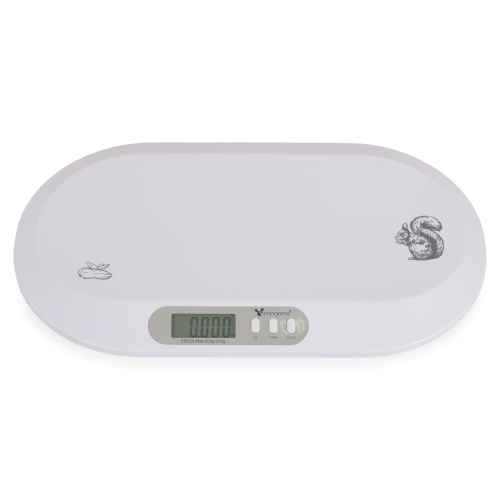 Електронна везна за бебета Cangaroo Peanut, white