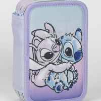 Несесер с три ципа и ученически пособия Cerda, Stitch-wsDC1.jpeg