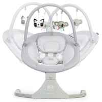 Бебешка eлектрическа люлка/шезлонг KinderKraft, 2 в 1, LULI, Сива-wzFMY.jpg