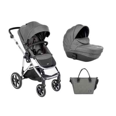 Комбинирана бебешка количка 2в1 Kikka Boo Thea, Dark Grey РАЗПРОДАЖБА
