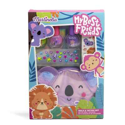 Козметичен комплект с чантичка Martinelia, Моите най-добри приятели, 6 части