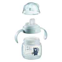 Неразливаща се чаша Tommee Tippee Soft Spout, BACSHIELD, с дръжки, синя с Мече, 150 мл, 4м+-x79qm.jpeg