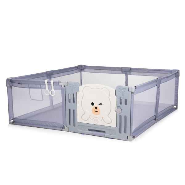 Бебешка кошара за игра с врата Chipolino Amico 180/200 см, сива-x8Xcu.jpeg