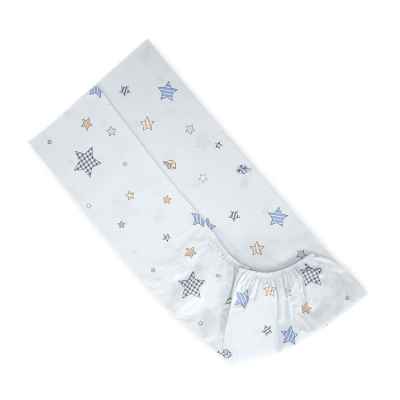 Чаршаф с ластик Lorelli  70/140+15 см, Bear with swing Blue