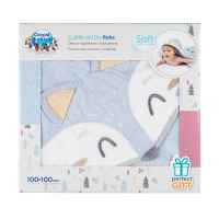 Хавлия с качулка Canpol-Babies FOX, синя 100х100 см-x9jJA.jpeg