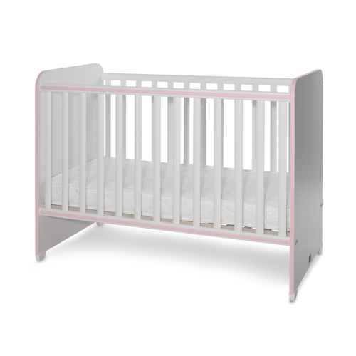 Бебешко легло Lorelli SWEET DREAM 60/120, Бяло/Orchid pink