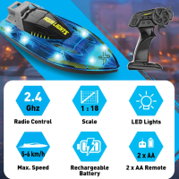 Радиоуправляема лодка Silverlit със светлини-xVzko.png