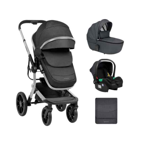 Комбинирана бебешка количка 3в1 Kikka Boo Irene, Dark Grey 2024-xc89c.jpeg