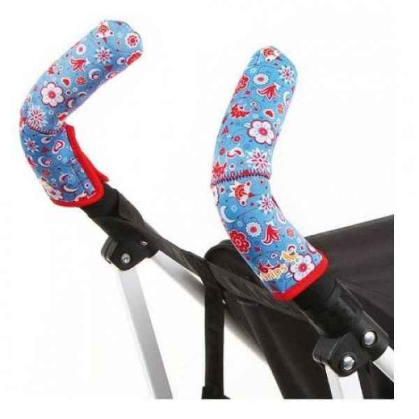 Калъфи за дръжки на количка Choopie City Grips, French flowers-xu37l.jpeg