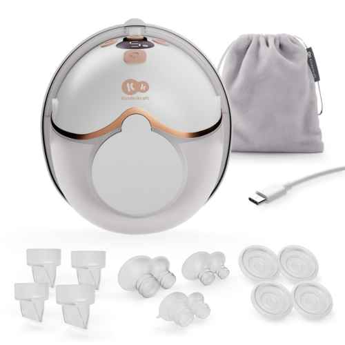 Единична електрическа помпа за кърма KinderKraft MAMAFLOW, Golden