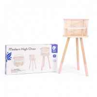 Столче за хранене Classic World, дървено розова-y4glB.jpeg