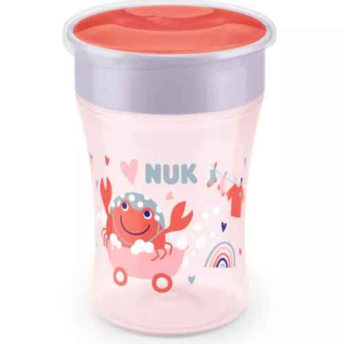 Чаша 360° NUK Evolution Magic Cup, 8+м, Розова