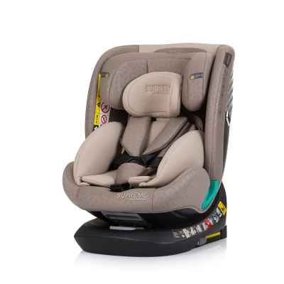 Столче за кола Chipolino Supreme i-size, макадамия