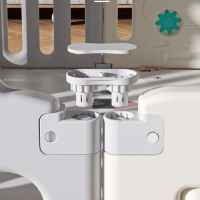 Бебешка ограда с баскетболен кош и табло с активности Feelkids, Сива кола-yMq1E.jpeg