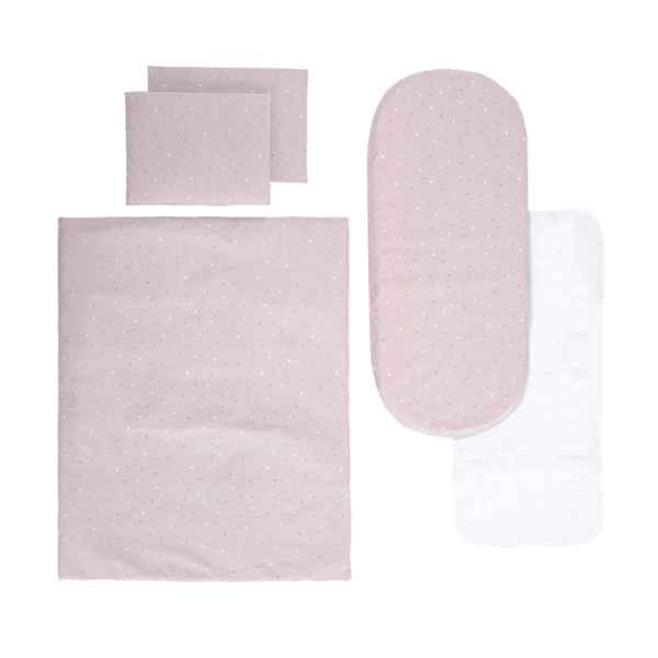 Сет за бебешка количка Lorelli с протектор, Розово небе-ydR65.jpeg