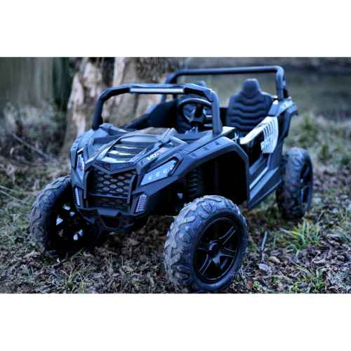 Акумулаторен джип JJ Big Buggy, двуместен черен