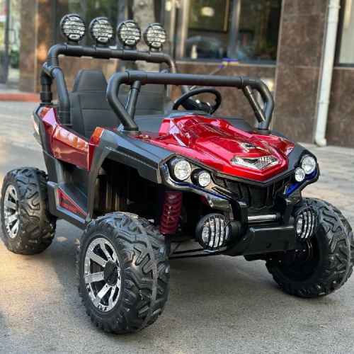 Акумулаторен джип JJ UTV 4x4, двуместен червен