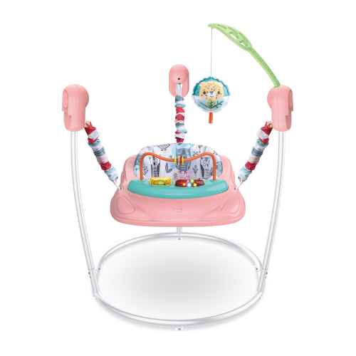 Детски активен център Chipolino Jumpy Car, розов