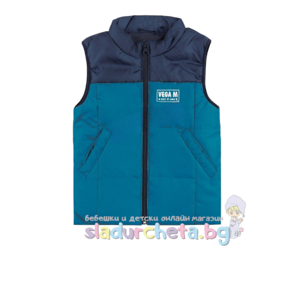 Детски елек/ грейка Вега-М, петрол-z6a3Y.png