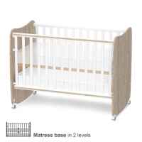 Бебешко легло Lorelli Stars 60x120 см, Бяло+Milky green-z8kZW.jpeg