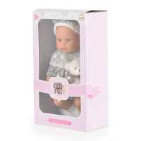 Кукла Moni Toys 30 cm Lovely Baby, със сива рокля-zLPXn.jpeg