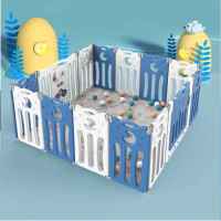 Бебешка ограда за безопасна игра Feelkids, Зелено бухалче-zQZJ9.jpeg