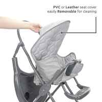 Столче за хранене Lorelli BONBON, Beige leather-zRIR2.jpeg