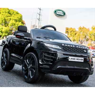 Акумулаторен джип JJ Range Rover Evoque 4X4 12V, двуместен черен металик