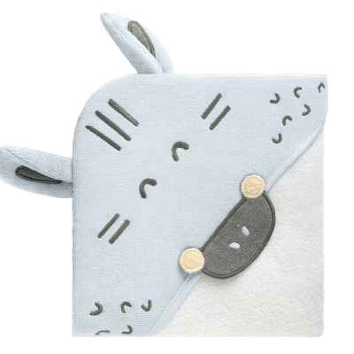 Хавлия с качулка Kikka Boo 90/90см Тери, Stripy Friends