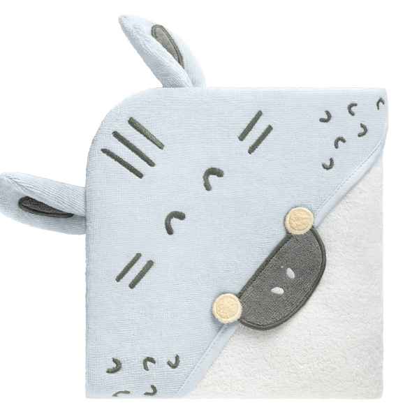 Хавлия с качулка Kikka Boo 90/90см Тери, Stripy Friends-zdjfR.jpg